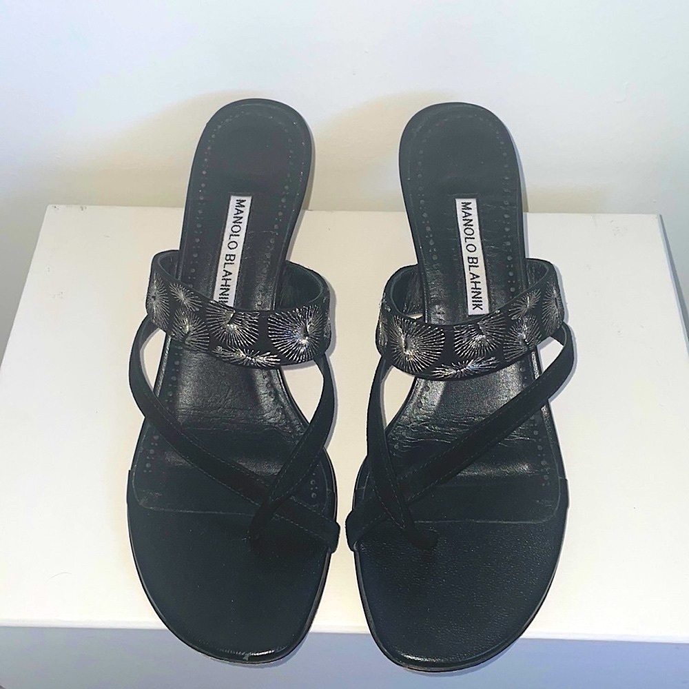 Manolo Blahnik Susa Heeled Sandals